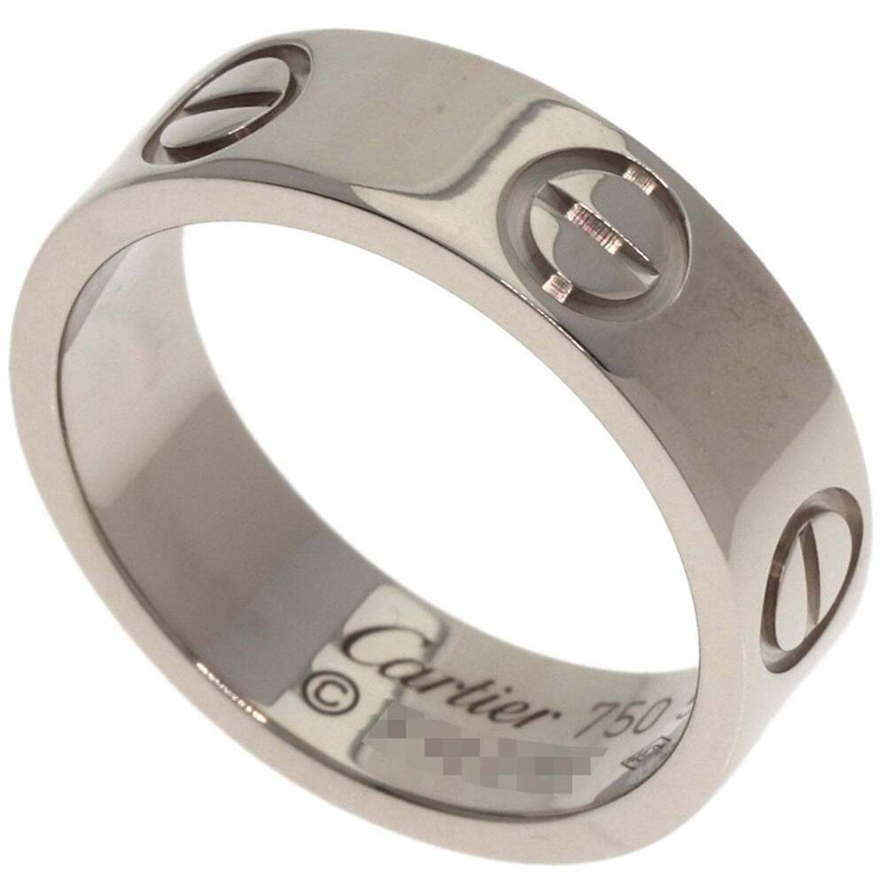CARTIER Authentic 18k Silver Love Ring #50